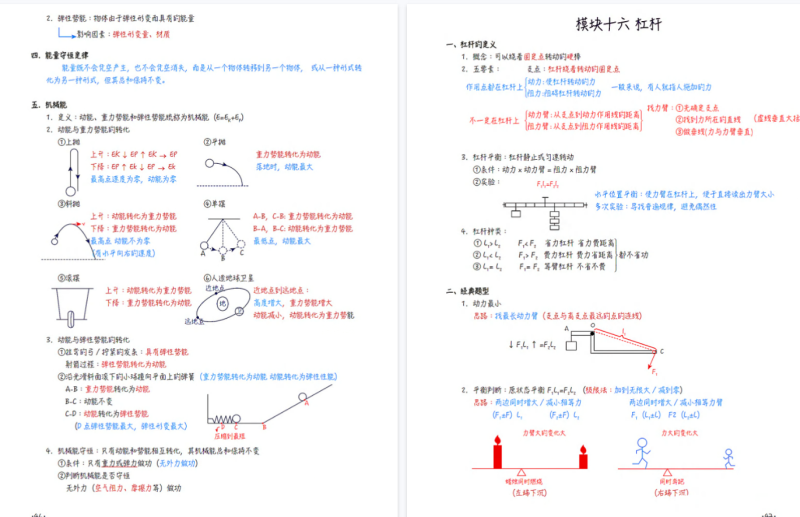 初中物理笔记[78页] | 知识点总结| 60+专题问题讲解|-星域资源网